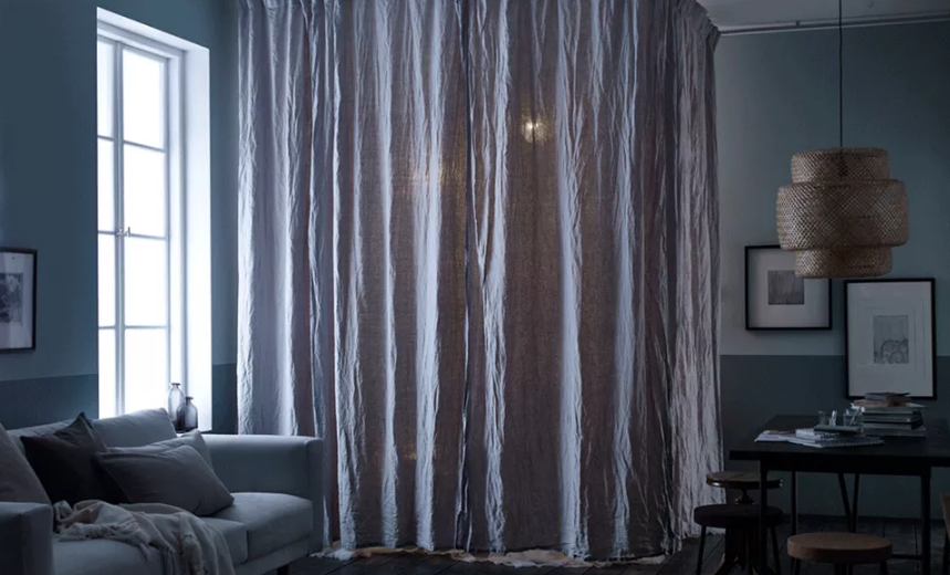 curtains used in room