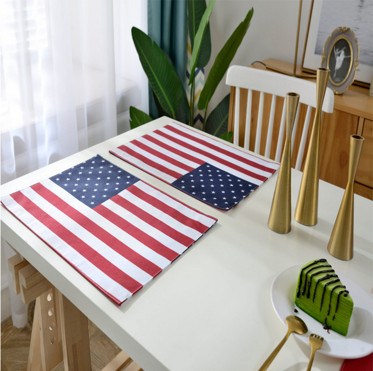 National Flag Design Polyester Print Customized Table Placemat Buy