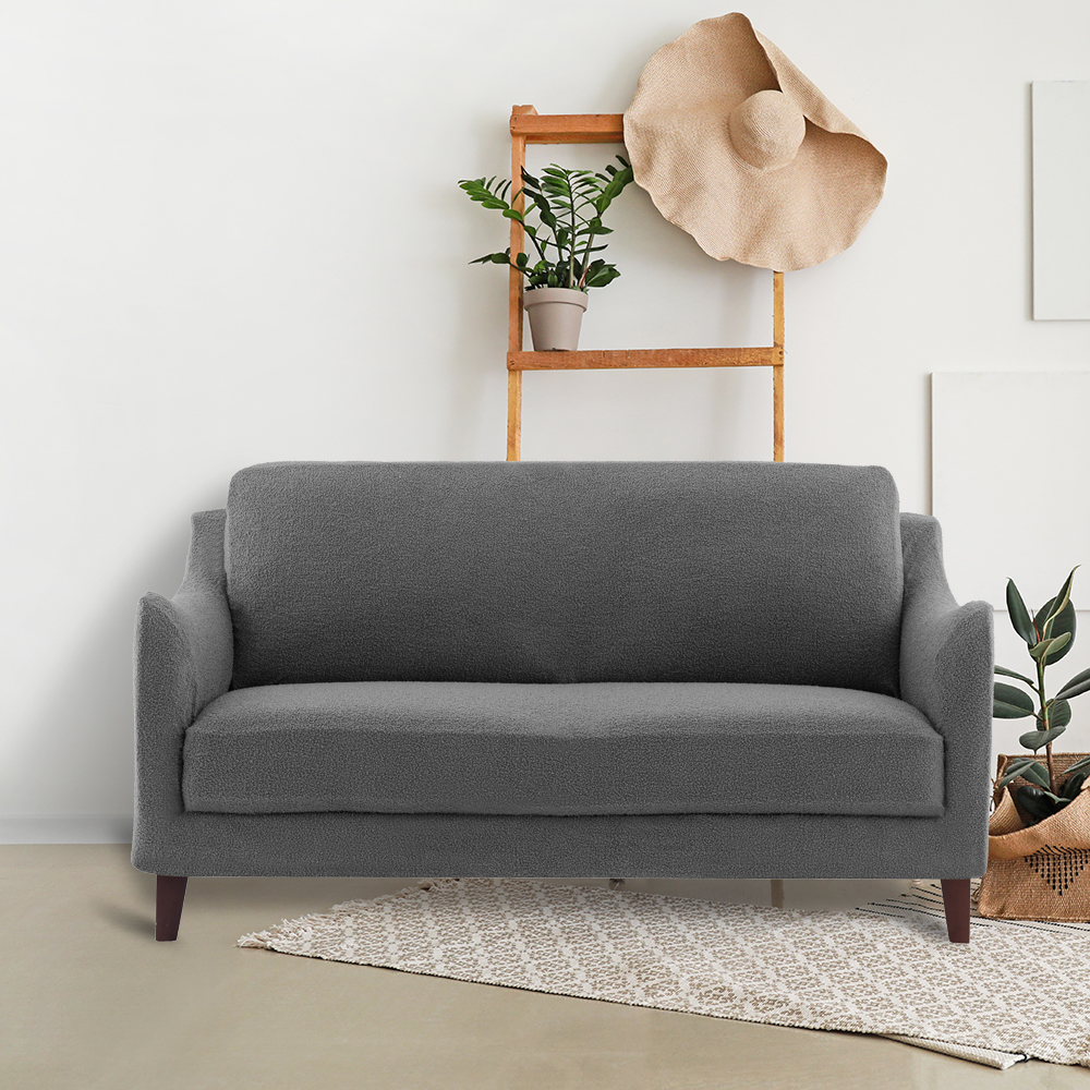 Boucle Charcoal 2-seater