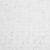 Luxury No Hook Needed Waffle Weave Fabric Shower Curtains Waterproof White Custom Hotel Double Layer Curtain for Bathroom with PP Ring 