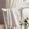 Bohemian Imitation Linen Tassel Curtains Curtains Bedroom Bay Windows Curtains