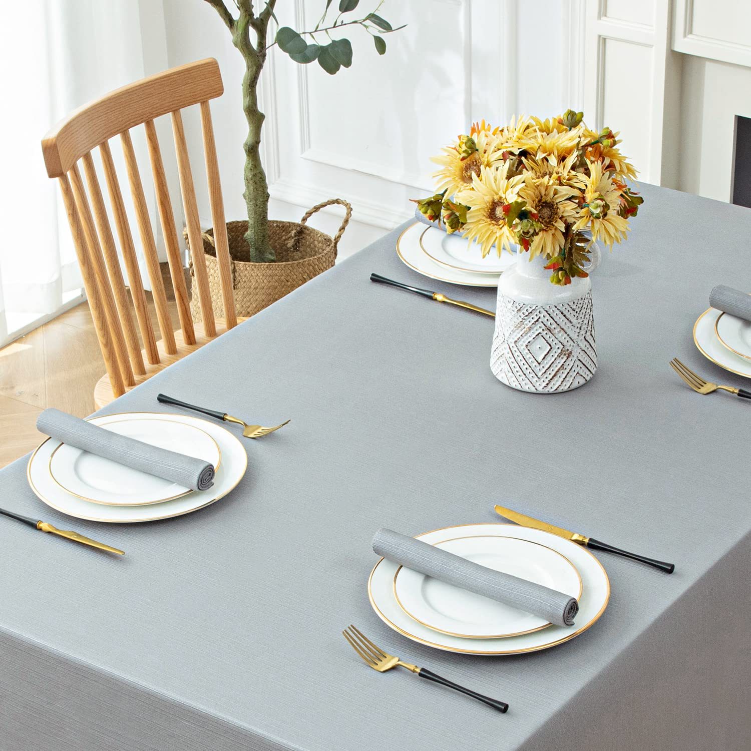 Hot Selling Polyester Bar Cloth Waterproof And Thickened Household Dining Table Cloth Wash Free And Dustproof Coffee Table Cloth