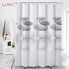 Amazon Hot Sale Modern Cabblestone 3d Digital Printing Custom Fabric Bath Curtian Waterproof and Mold Proof Thickened Shower Curtains