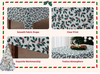 Bohemian Pastoral Style Christmas Tablecloth Rectangular Square Table Cloth with Cherry Leaf Logo