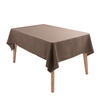 Imitation Linen Waterproof Rectangular Household Dining Table Cloth Wash Free Solid Color Thickened Tablecloth