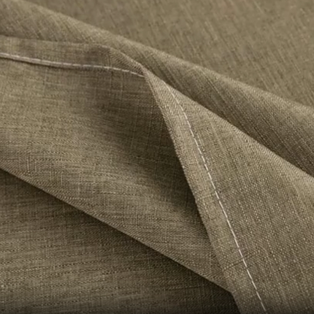 Imitation Linen Waterproof Rectangular Household Dining Table Cloth Wash Free Solid Color Thickened Tablecloth