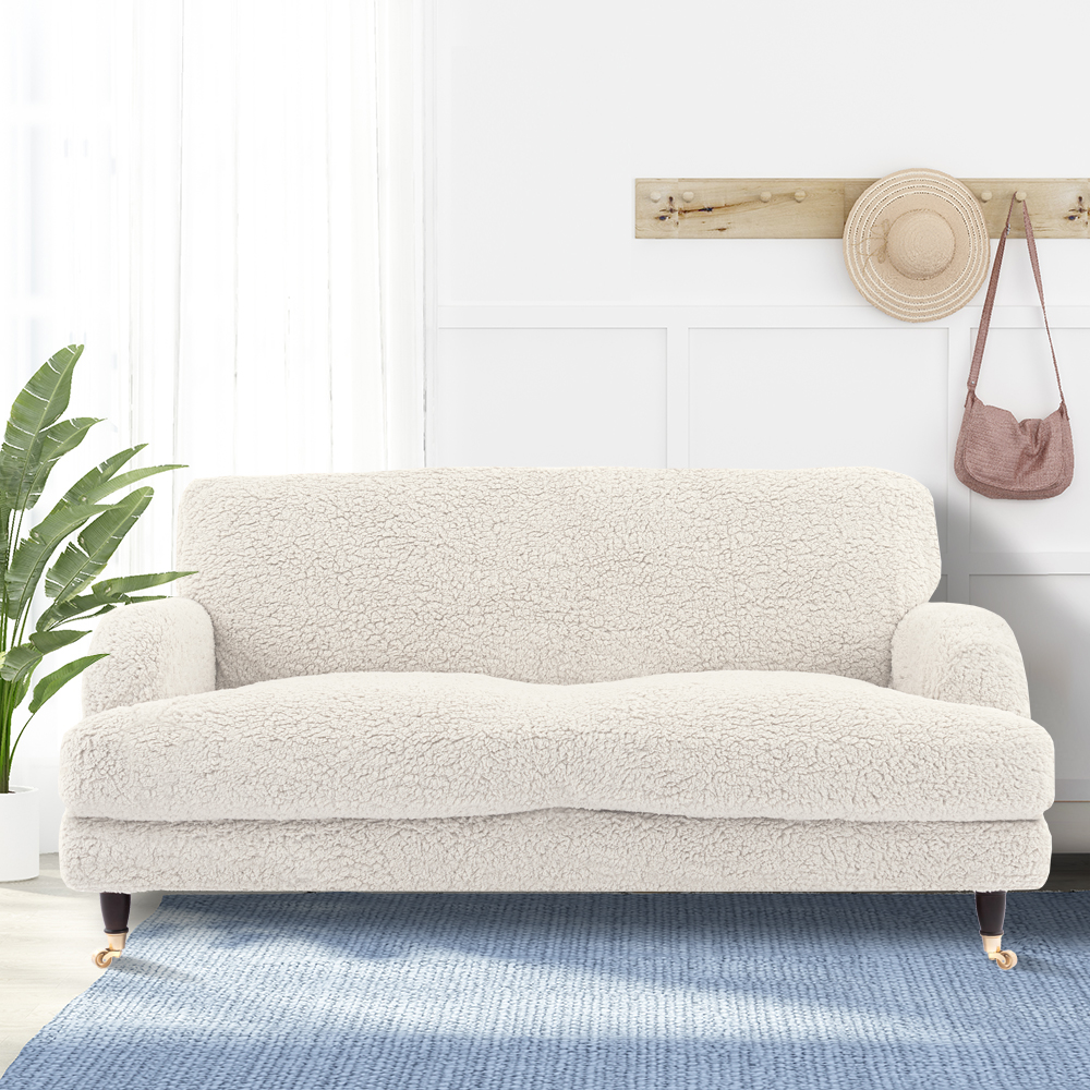 New Arrival Solid Color Long Plush Long And Short Sofa Covers Seats And Chair Covers Sets
