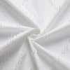 Hot Sale Boho Clipped Waterproof Wholesale Custom Polyester Fabric Shower Curtains with Tassels for Bathroom Decor