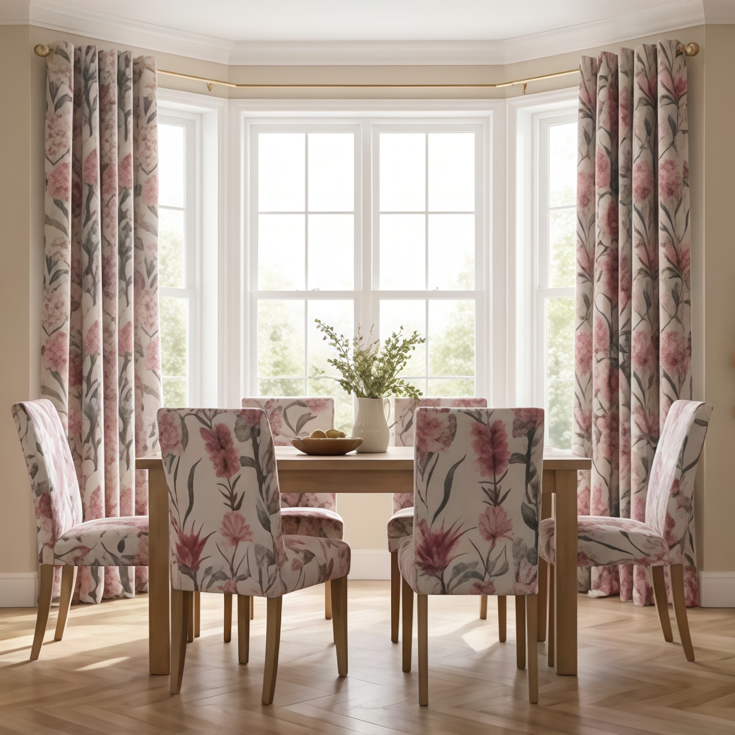 New Arrival dutch velvet printed window curtain and cushion cover sets