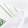 Hot Sale Modern Waterproof Turtle Backed Bamboo Leaf 3d Digital Printing Design Custom Thickened Fabric Shower Curtains for Bathroom