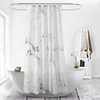 Uvan Hot Sale Modern Luxury Waterproof Marble 3d Digital Printing Custom Design Fabric Shower Curtian for Bathroom
