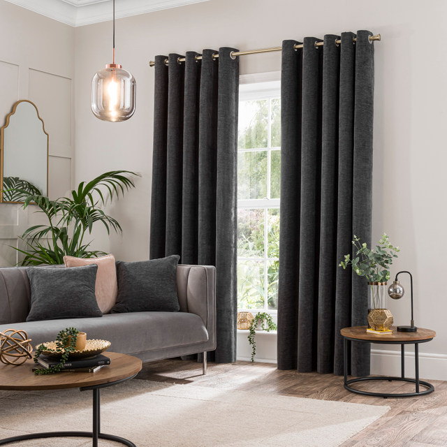 100% Blackout Curtains Chenille Blackout Heat Insulation And Sound Insulation Bedroom Curtains