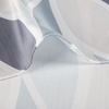 Modern Geometric Wheat Ear Fabric Hotel Shower Curtains Digital Printed with Hooks