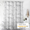 Amazon Hot Sale Modern Cabblestone 3d Digital Printing Custom Fabric Bath Curtian Waterproof and Mold Proof Thickened Shower Curtains