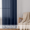 Transparent And Breathable Linen Like Texture Living Room Curtains Bedroom Transparent Window Screen