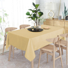 Polyester Waterproof And Oil Resistant Rectangular Solid Color 180g Tablecloth Wash Free Household Tablecloth