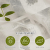 Semi Transparent Living Room Curtains Linen Woven Semi Transparent Privacy Belt Filtered Light Vertical Bedroom Curtains