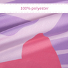 Thickened Polyester Fabric Shower Curtain with Calyx Print Bathroom Curtains Waterproof with Hooks