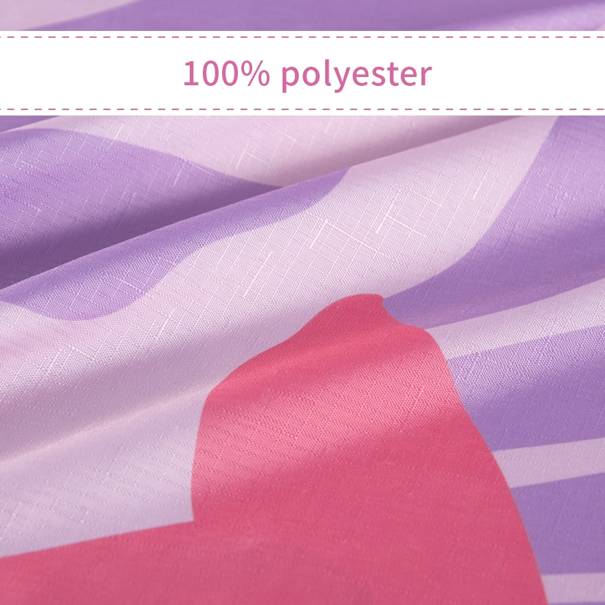 Thickened Polyester Fabric Shower Curtain with Calyx Print Bathroom Curtains Waterproof with Hooks