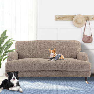 New Arrival Solid Color Long Plush Long And Short Sofa Covers Seats And Chair Covers Sets