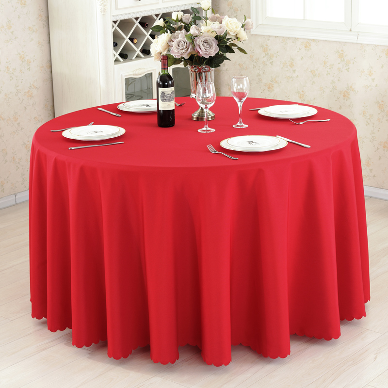 Custom Table Cover Party Wedding Table Cloth for Hotel Home White Table