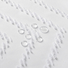 Hot Sale Boho Clipped Waterproof Wholesale Custom Polyester Fabric Shower Curtains with Tassels for Bathroom Decor