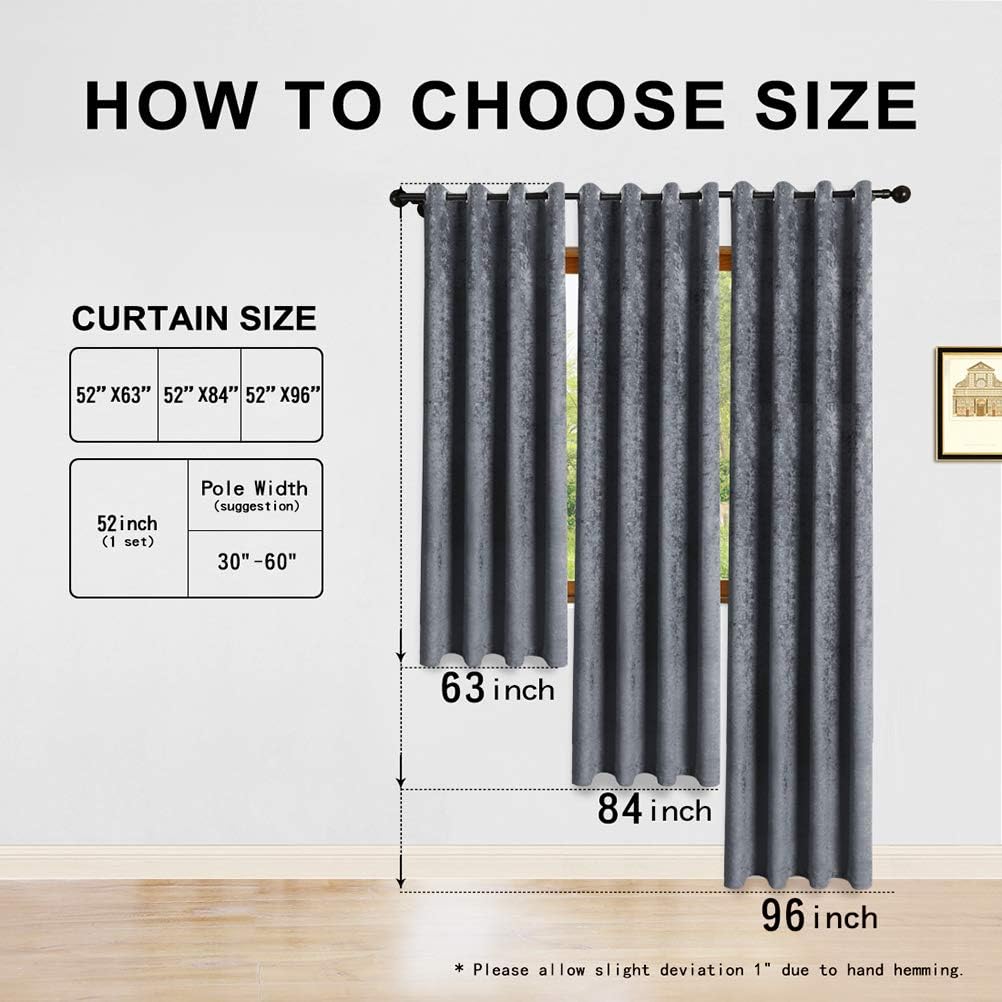 100% Blackout Curtains Chenille Blackout Heat Insulation And Sound Insulation Bedroom Curtains