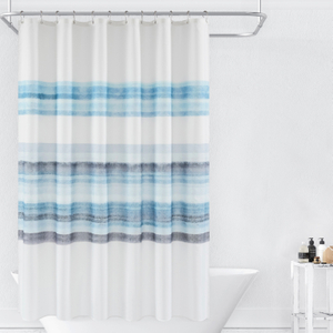 New arrival Classical oil painting lines pretty shower curtains waterproof for bathroom