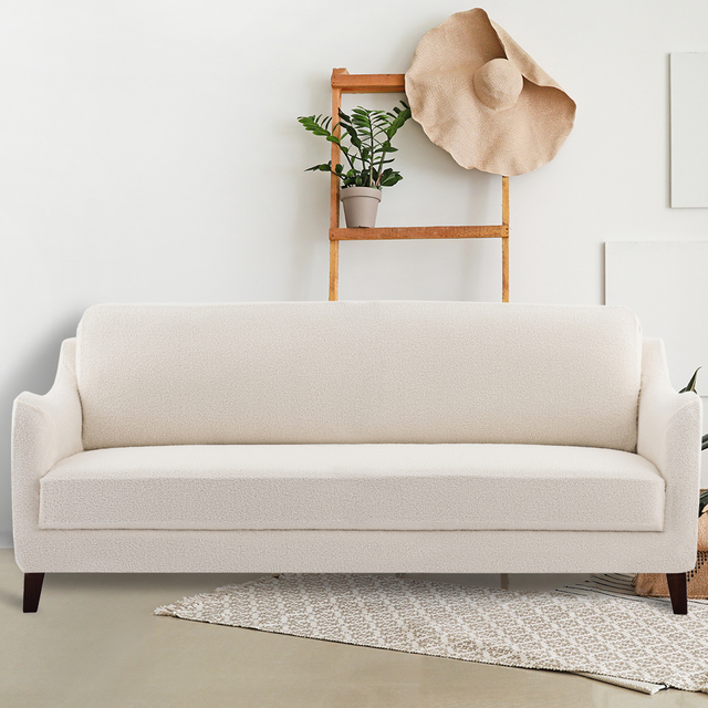 New Arrival Solid Color Long And Short Sofa Covers Seats And Chair Covers Sets