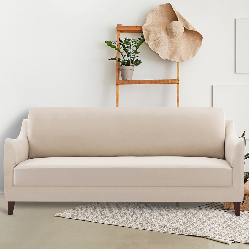 New Arrival Solid Color Long And Short Sofa Covers Seats And Chair Covers Sets