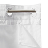 Hookless Waterproof Shower Curtain Set with Embedded Lining Modern Waffle Woven Fabric Hotel Bathroom Shower Curtain