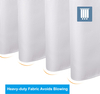 Classic Fabric Waffle Texture Bathroom Curtain Heavy Duty Hotel Bathroom Curtain Waterproof