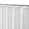 Hot Sale Boho Clipped Waterproof Wholesale Custom Polyester Fabric Shower Curtains with Tassels for Bathroom Decor