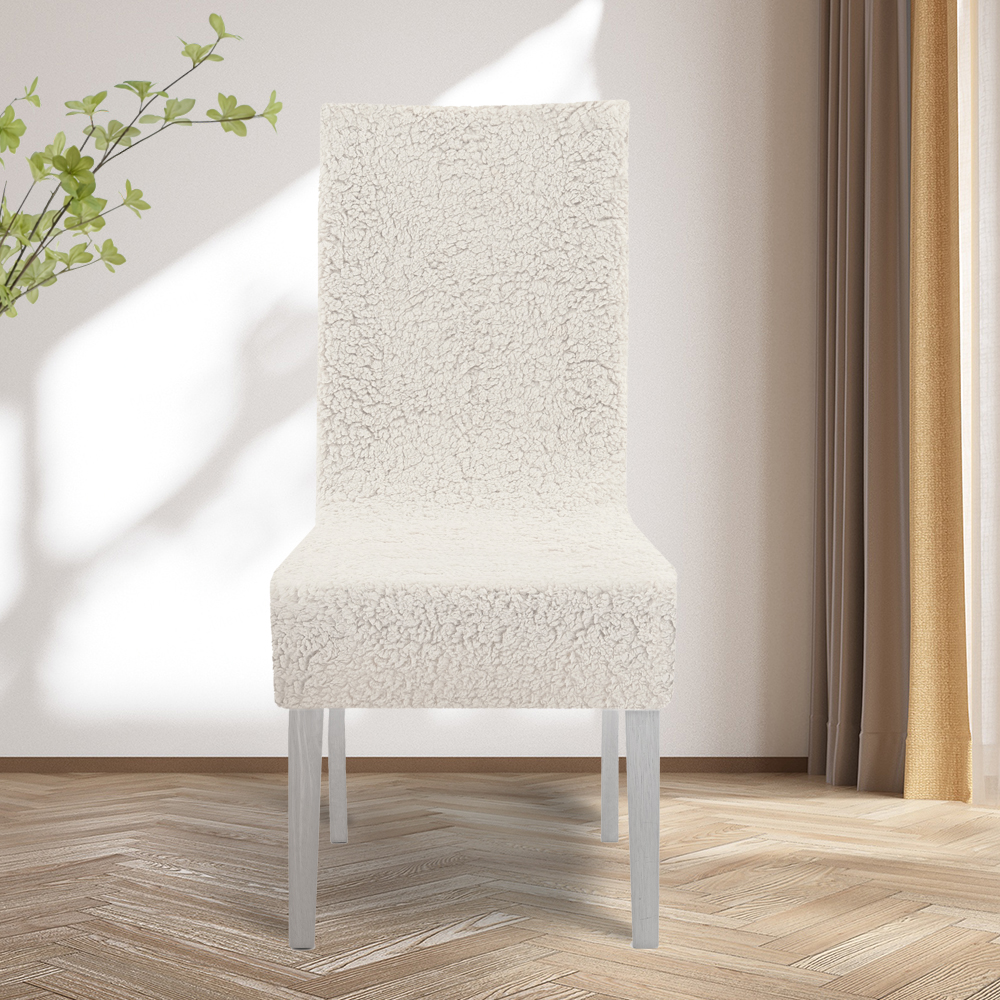 New Arrival Solid Color Long Plush Long And Short Sofa Covers Seats And Chair Covers Sets