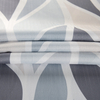 Modern Geometric Wheat Ear Fabric Hotel Shower Curtains Digital Printed with Hooks
