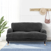New Arrival Solid Color Long Plush Long And Short Sofa Covers Seats And Chair Covers Sets