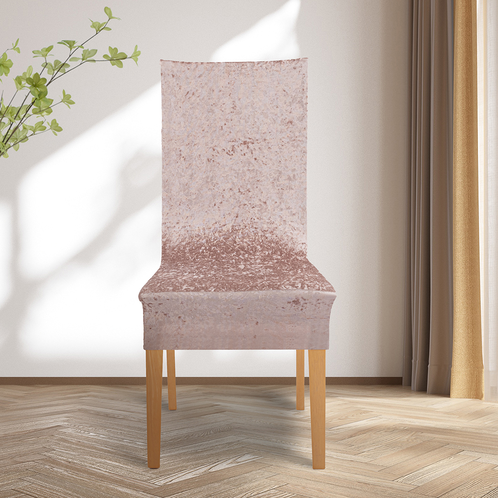 New Arrival Solid Color Gold Velvet Long And Short Sofa Cover Seat And Chair Cover Sets
