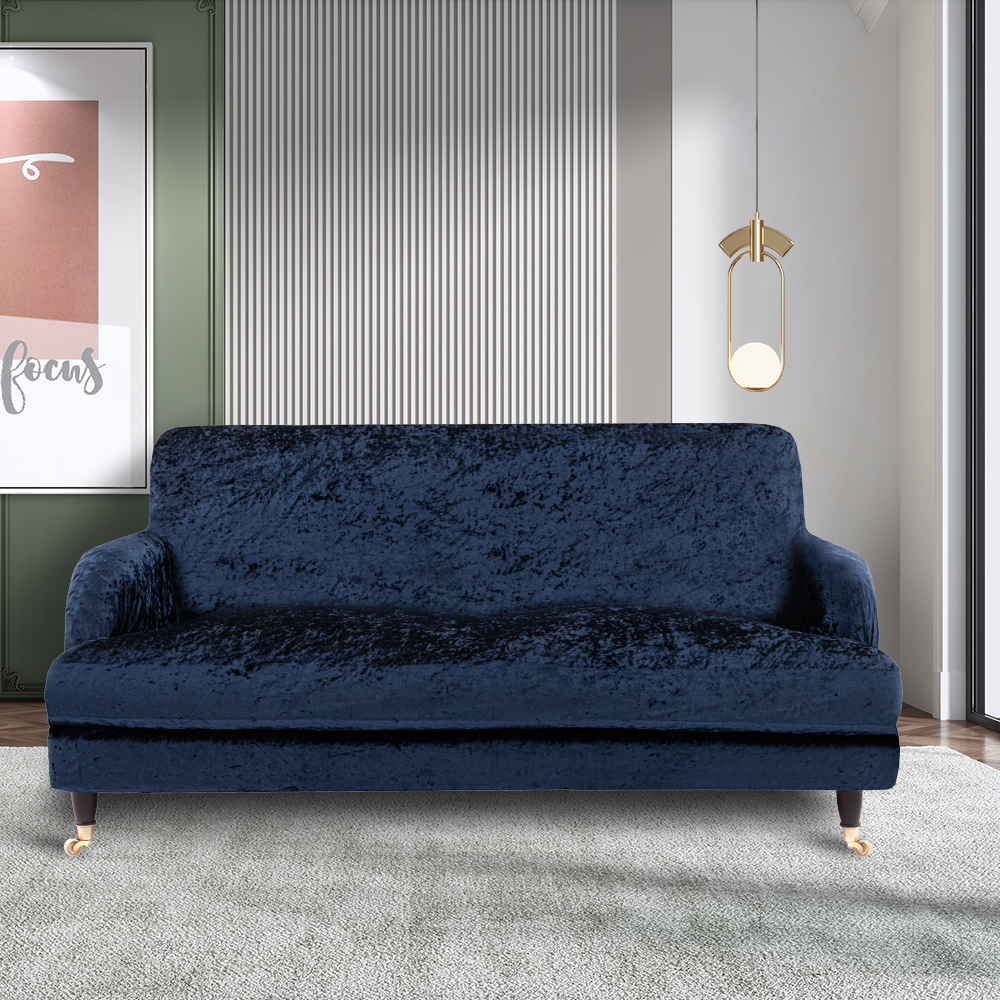 New Arrival Solid Color Gold Velvet Long And Short Sofa Cover Seat And Chair Cover Sets