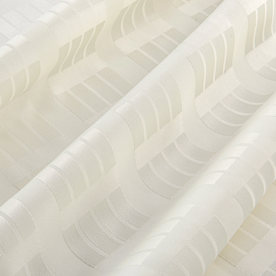 Copper Buckle Dyed Yin Yang Grid Shower Curtain Waterproof Solid Color Hotel Bathroom Curtain with Hooks